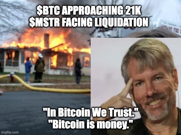 kinda_web3_meme's tweet photo. In margin call $MSTR awaits @saylor 👋 #BTC #liquidation https://t.co/TsrMpYZv7G