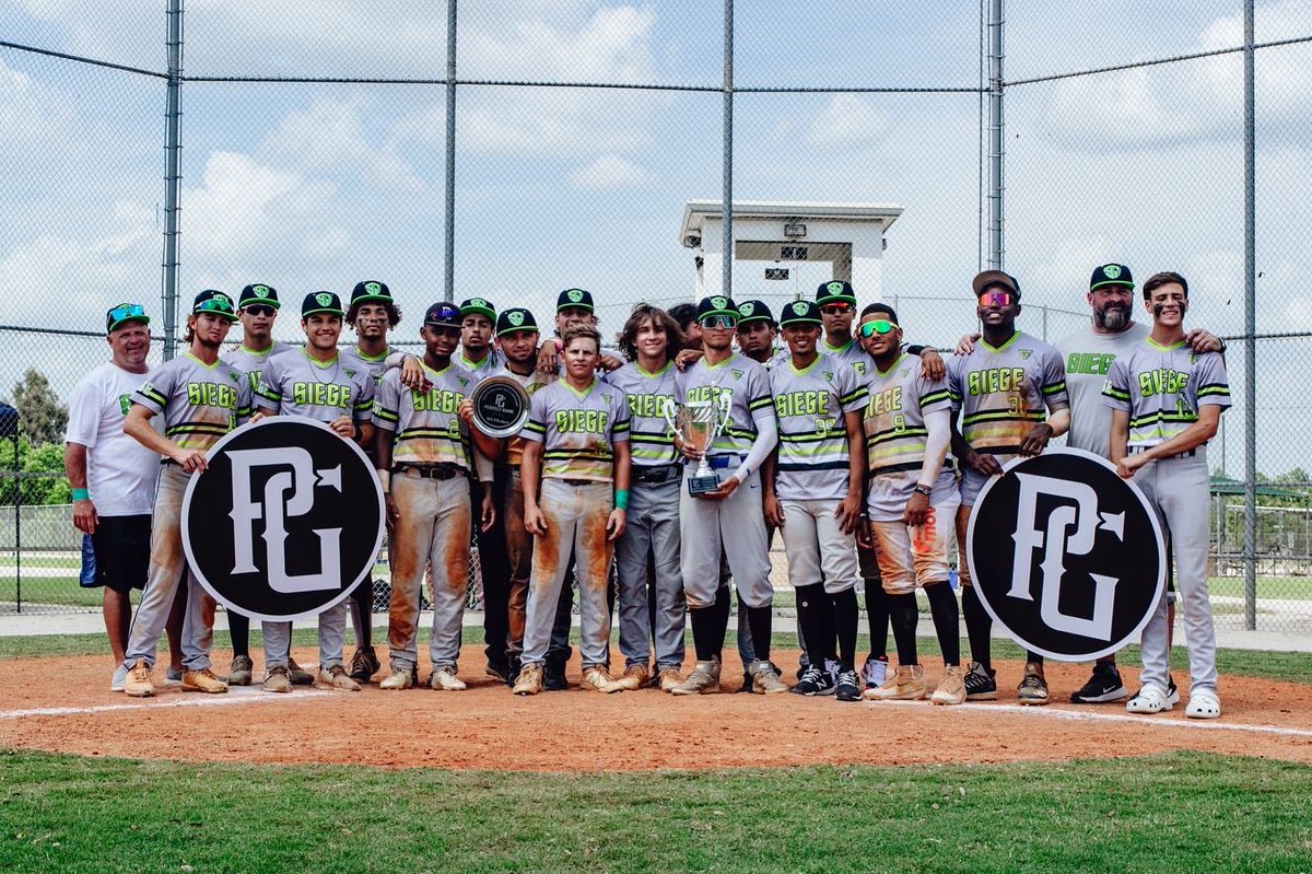 PG_Tourney's tweet photo. 2022 18U PG Florida Select Championship

🏆 Champions: Next Level Baseball Nc Upperclass
🥈 Finalist: Siege 18u Scout Team
🏅 MVP: Edwin Hernandez
🏅 MVPitcher: Nicholas Diaz https://t.co/PTn50InCoc