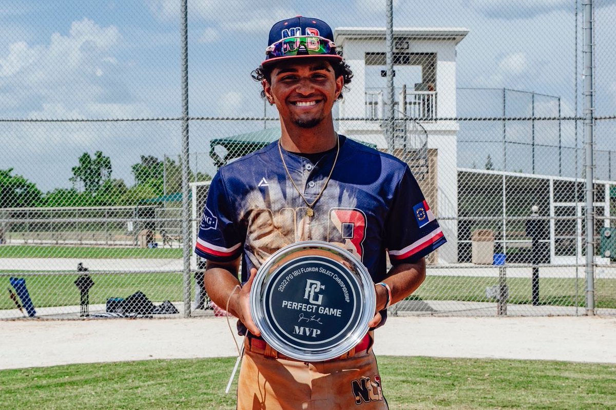 PG_Tourney's tweet photo. 2022 18U PG Florida Select Championship

🏆 Champions: Next Level Baseball Nc Upperclass
🥈 Finalist: Siege 18u Scout Team
🏅 MVP: Edwin Hernandez
🏅 MVPitcher: Nicholas Diaz https://t.co/PTn50InCoc