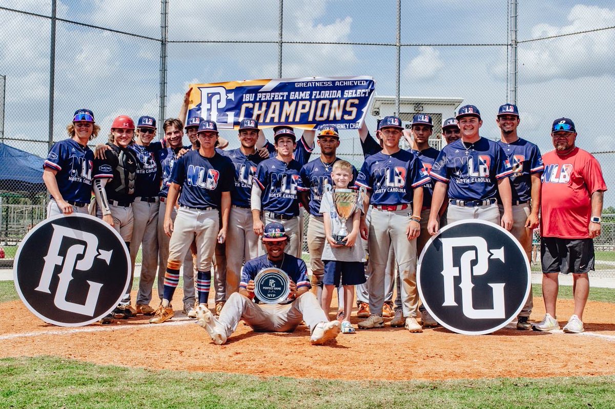 PG_Tourney's tweet photo. 2022 18U PG Florida Select Championship

🏆 Champions: Next Level Baseball Nc Upperclass
🥈 Finalist: Siege 18u Scout Team
🏅 MVP: Edwin Hernandez
🏅 MVPitcher: Nicholas Diaz https://t.co/PTn50InCoc