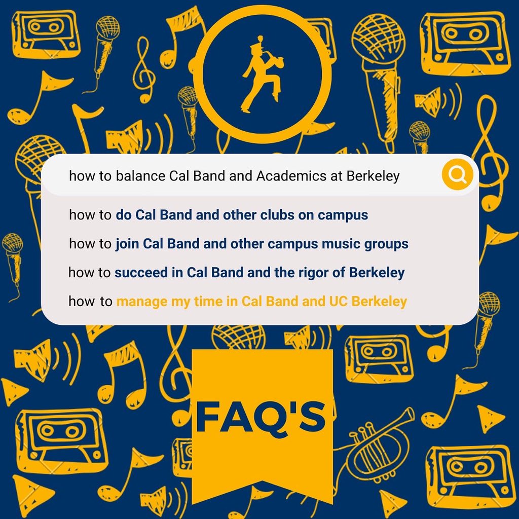CalBand's tweet photo. Ever wonder how to balance both Cal Band & the rigor of Berkeley academics? Well, come to our virtual info session this Saturday, June 18, 2022 from 2:00-3:30 PM to learn more!
Zoom Link can be found in the Linktree in our Bio! #JoinCalBand #calband #UCBerkeley #calperformances https://t.co/zlyLV8iZHV