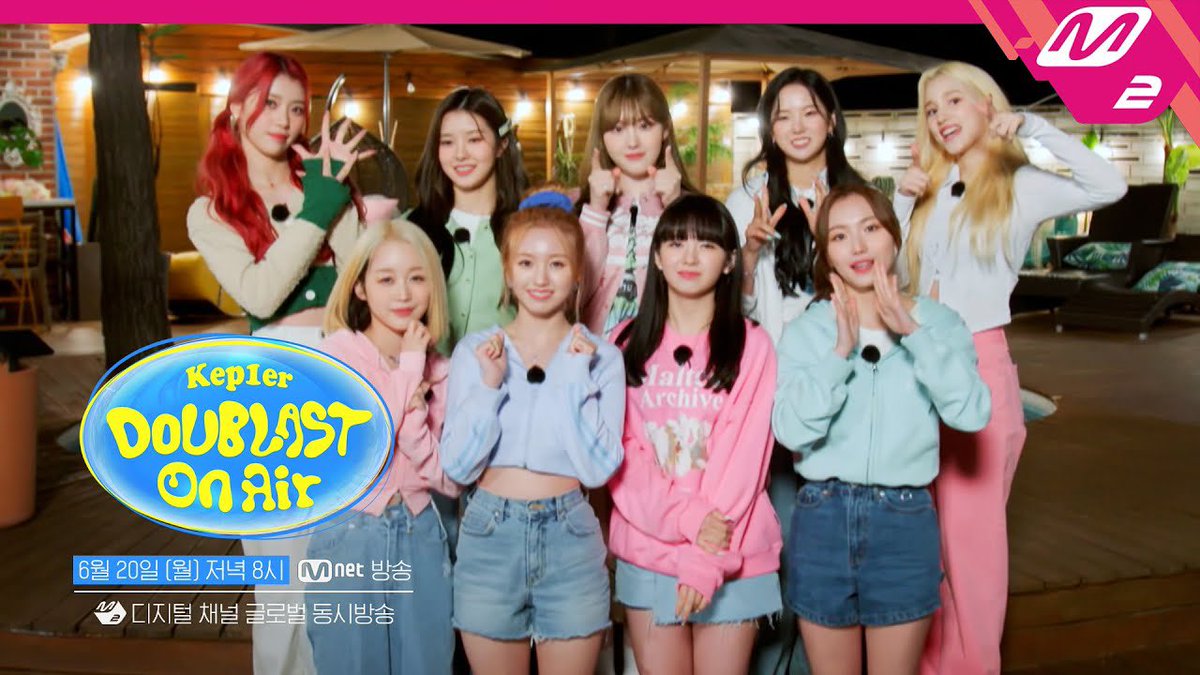 KEP1ERCENTRAL's tweet photo. [VIDEO] 220614 — Kep1er DOUBLAST On Air Teaser on the official M2 YouTube channel

▶️ https://t.co/kbd14PkH9k 

#Kep1er #케플러 @official_kep1er https://t.co/blZDuQLdz1