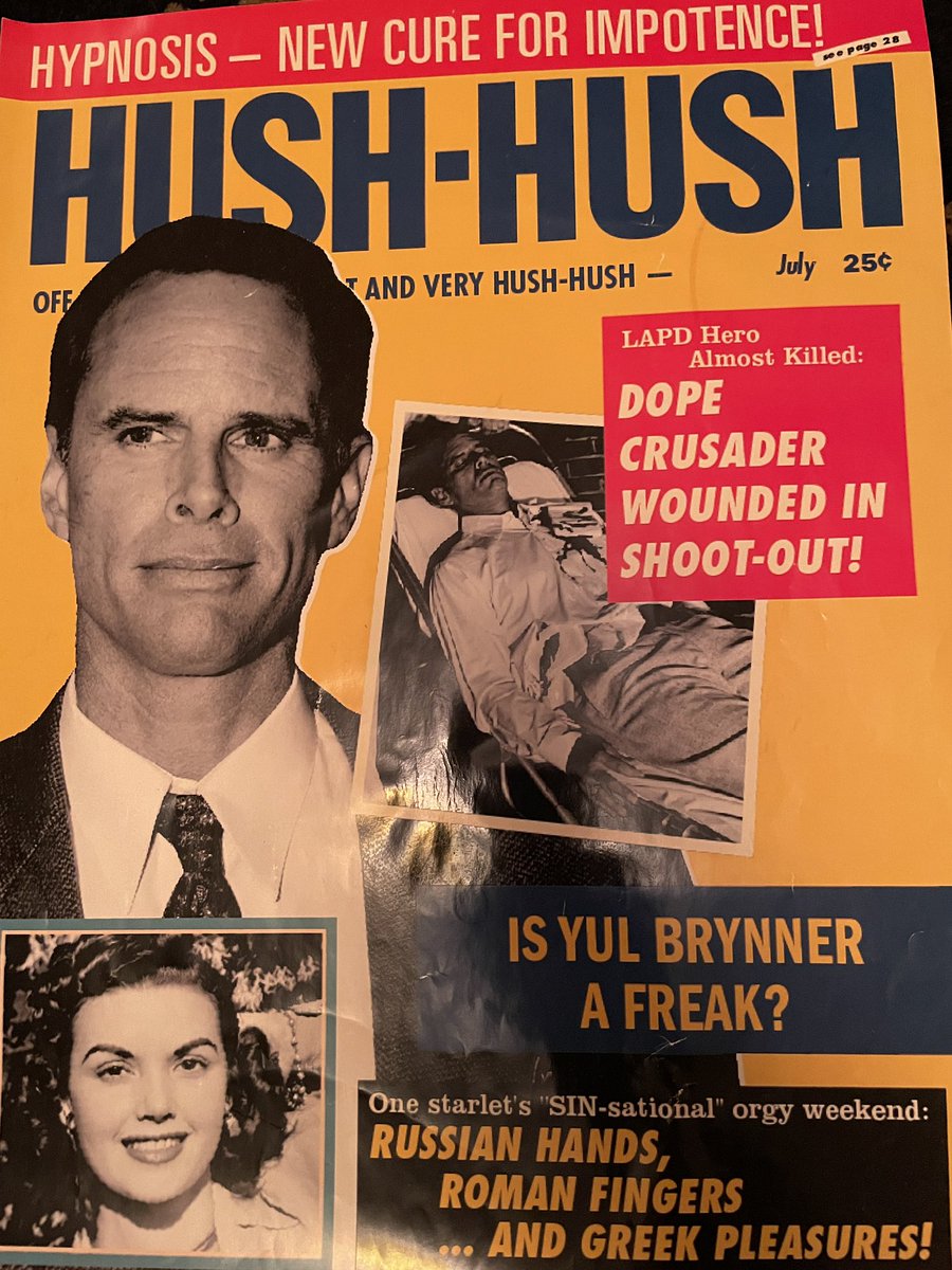 👩🏻‍🚀 on Twitter "RT jordan_harper Fake issue of HUSHHUSH made for