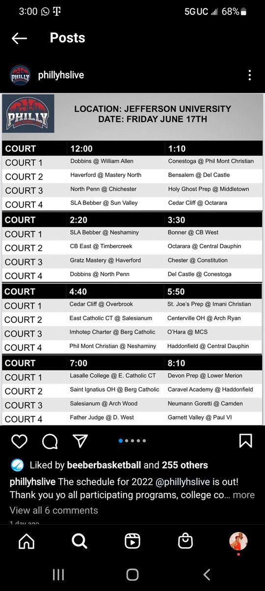 pettigrew_n's tweet photo. Friday at Jefferson University 12pm. Come check @SLABEEBERBASKETBALL combo guard @1kaiii1  avg 14pts 6rebs 5ast #highschoolbasketball #phillyhoops #phillyhoopgroup #collegerecruiters #CollegeBasketball @UnderratedQuise https://t.co/5IzixP3oeB
