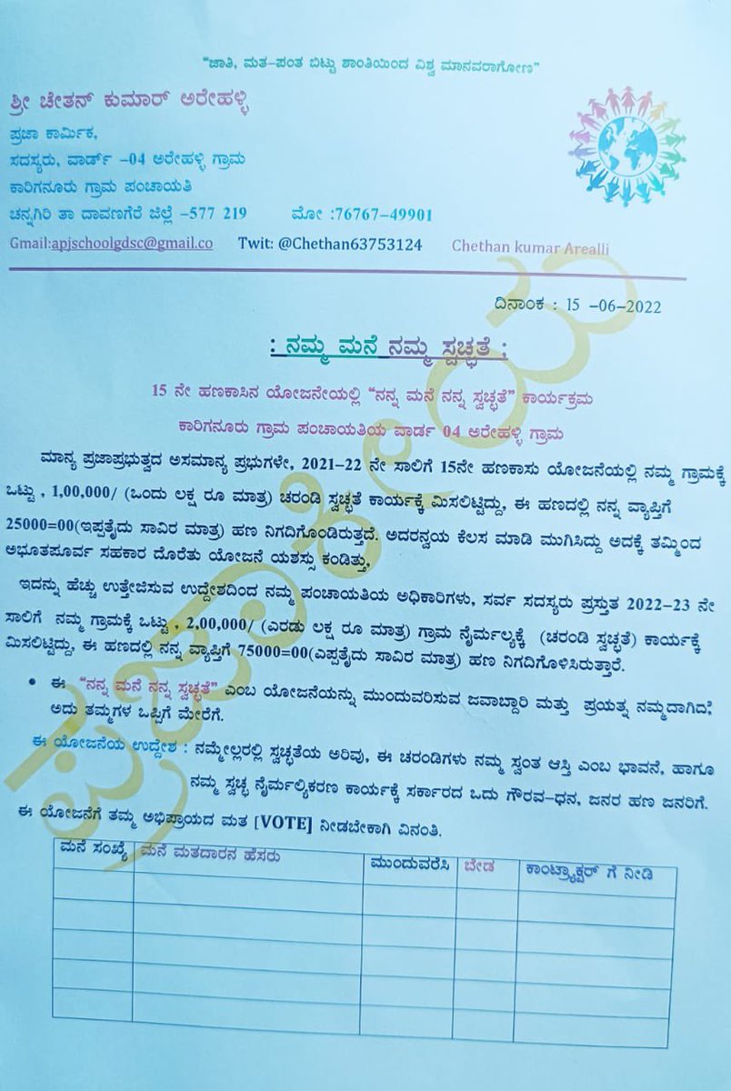 nimmaupendra's tweet photo. ಚೇತನ್ ಕುಮಾರ್ ಅರೇಹಳ್ಳಿ 👏👍🙏😊 https://t.co/spDCJtMby2