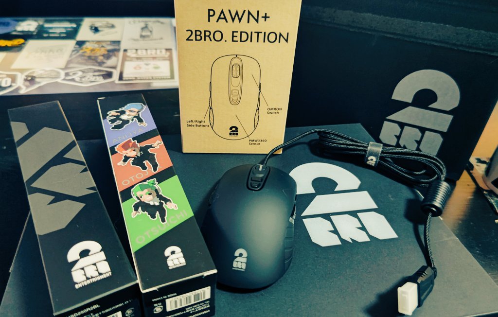 2bro マウス PAWN+ 2BRO. Edition PAWN+ 2BRO. EDITION ゲーミングマウス