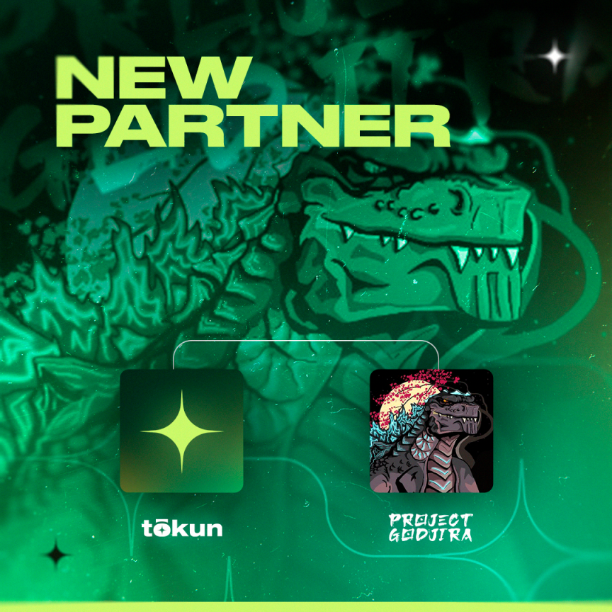 PGgroup_'s tweet photo. @PGodjira 🤝@Tokun_App

All Godjira Gen 1 &amp; Gen 2 will have partnership access to the Tokun tool.🦖
 
✨Track, Snipe, Mass Mint &amp; Bulk Bid, Sweep, List, Delist NFT's + more with Tōkun! https://t.co/we1Pm331d4