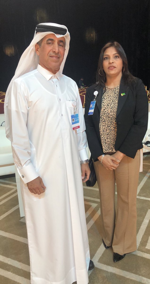 ElizehWasHere's tweet photo. Beautiful moments in #Qatar with Prof. Dr. Abraham Saleh Al-Naeimi, Executive Director, DICID at the inauguration of the #Doha International Center 4 #Interfaith Dialogue (#DICID).Congratulations to the entire team of DICID & Government of Qatar! #ElizabethMorris #SheFoundation https://t.co/wh34zjGHEq