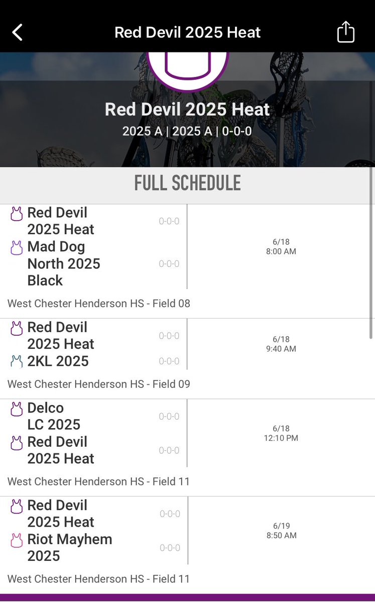 I will be participating in the Victory Summer Slam In Pennsylvania on June 18-19. Here is the schedule. @RDULax <a href="/Israel_Lacrosse/">Israel Lacrosse</a> <a href="/KBgoalieacademy/">Kyle Bernlohr Goalie Academy</a> <a href="/Wakefield_LAX/">Wakefield Lacrosse</a>