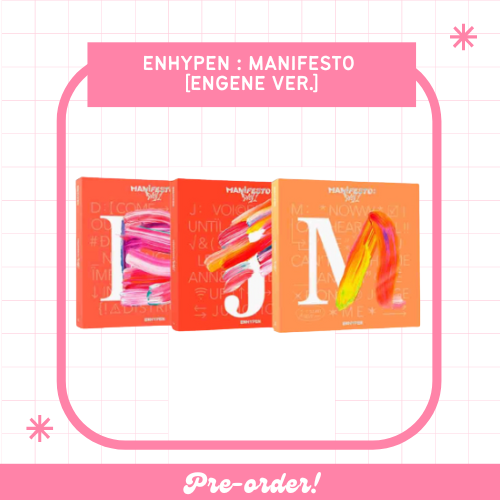 kkultureph's tweet photo. PH GO | #KKulturePHGO

ENHYPEN - 'Manifesto : Day 1' 3rd Mini Album

• Engene Version - ₱850
• [SET] Engene Version - ₱2,550
• Regular Version - ₱1,050
• [SET] Regular Version - ₱3,150

Normal ETA 
PAYMENT FIRST : https://t.co/SlnwijDpCl
FULL COD : https://t.co/HPbtHU8Iel https://t.co/nrnaNRRF5i