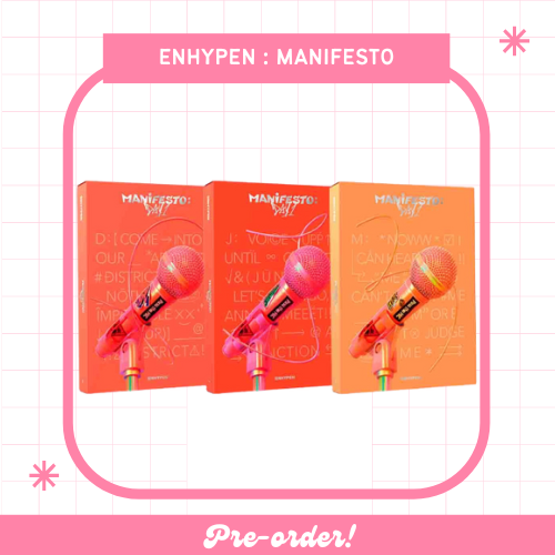 kkultureph's tweet photo. PH GO | #KKulturePHGO

ENHYPEN - 'Manifesto : Day 1' 3rd Mini Album

• Engene Version - ₱850
• [SET] Engene Version - ₱2,550
• Regular Version - ₱1,050
• [SET] Regular Version - ₱3,150

Normal ETA 
PAYMENT FIRST : https://t.co/SlnwijDpCl
FULL COD : https://t.co/HPbtHU8Iel https://t.co/nrnaNRRF5i