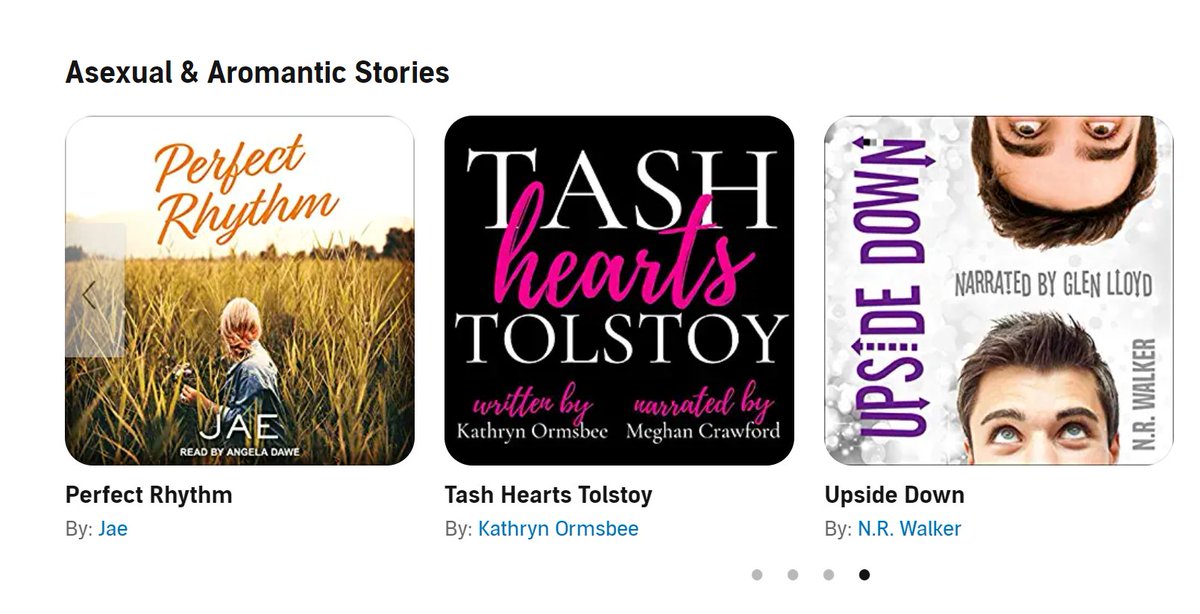 A reader just let me know that Perfect Rhythm is among the #Audible #PrideMonth picks in the #asexual stories section! 

How cool is that?

adbl.co/3aTn5T9

<a href="/YlvaPublishing/">Ylva Publishing</a> <a href="/TantorAudio/">Tantor Audio</a>