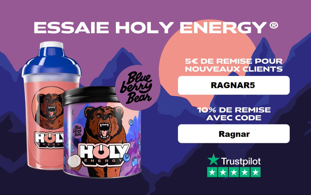 RagnarLeBroc_TV's tweet photo. Nouveau sponsor MAJEUR Holy Energy !
Holy Energy fait désormais de la famille, accueillons les comme il se doit 🥳
Ils vont soutenir la chaine, nos futurs événements.
Merci de la confiance 👼
#HolySquad #justHOLY @holyenergy_fr @holy_energy
https://t.co/oOCJbU0dLj https://t.co/K0EHZbtmvM