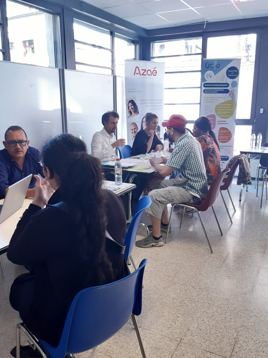 #Lillevaucanson J+2 au cœur des quartiers lillois dans secteur SAP/Santé. Emplois et formations à la clé. #onestlapourvous👍👍👍 <a href="/thorel_karine/">Karine Thorel</a> <a href="/HennacheCaro/">Caroline Hennache</a> <a href="/MSavary_PE/">Murielle Savary</a> <a href="/Thibaud_Gaucher/">thibaud gaucher</a>