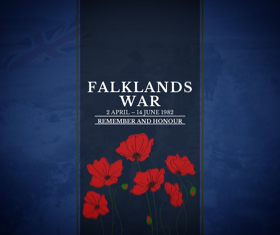 Today marks 40 years since the end of the Falklands War. Today we remember those who have given so much and thank them for their bravery and sacrifice.