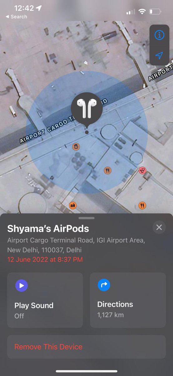 Mom lost her Apple AirPod 2nd Gen at <a href="/DelhiAirport/">Delhi Airport</a> near Gate 21 on 12th June.

Posting it here in case someone finds it and searches for me as it has my name inscribed on it.

I know it’s a long shot but no harm in trying. 🤞🏻