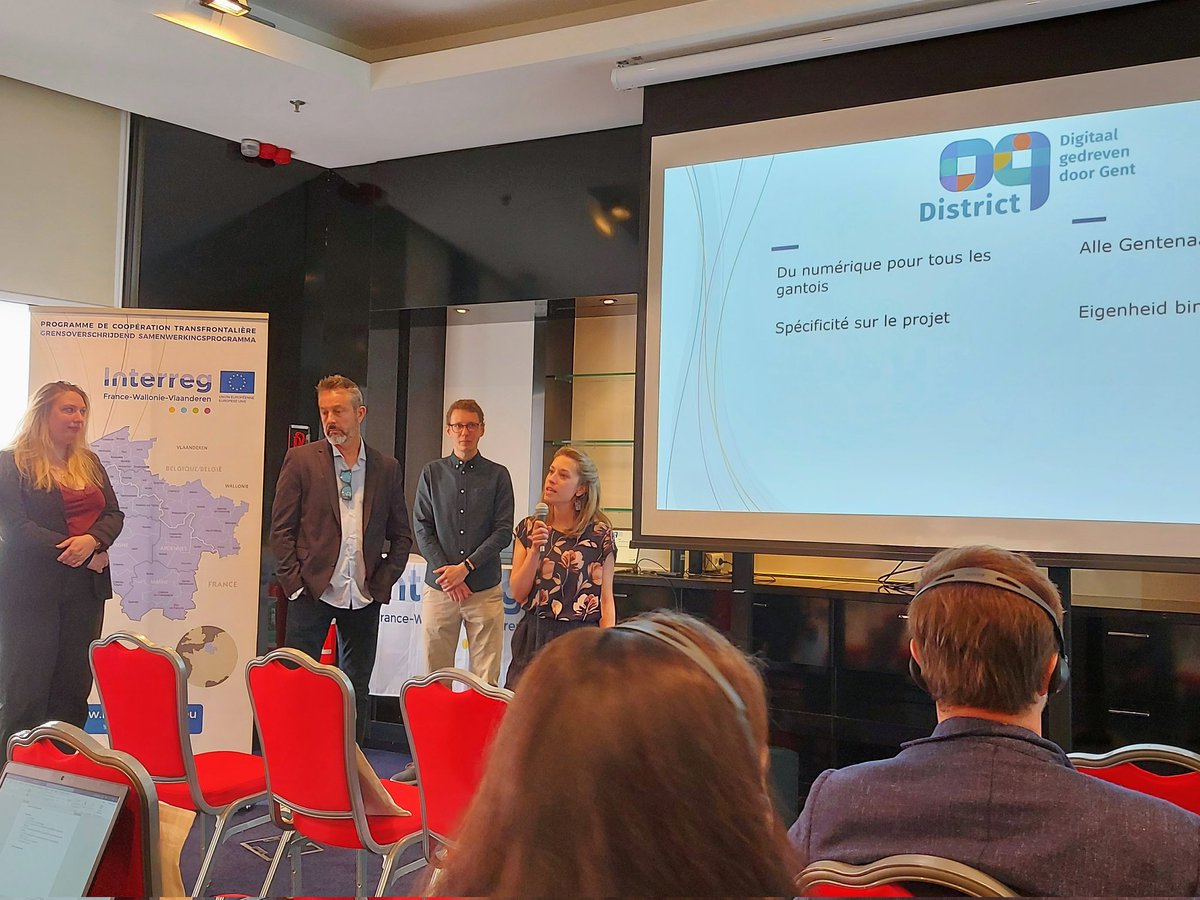 Van_Damme_Sara's tweet photo. Closing event @InterregFWVL project Cross&Learn today at Marriot #Ghent. @EmmausConnect @Technofutur_Tic @WeTechCareORG & @District09Gent build a #crossborder community of 1331 digital helpers ! 🤩 https://t.co/sEg2GEXKqJ
@ghentinternatio
#Einclusion #Eskills #digicoaches #EU https://t.co/NhIl8eNxxA