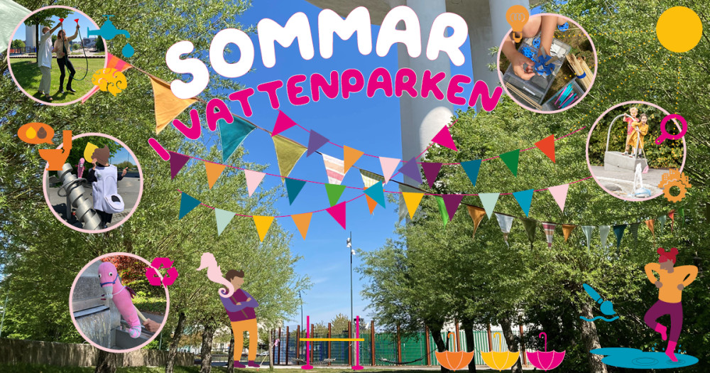 Här är det blött hela sommaren – även om solen skiner. Den 15 juni invigs Kretseums sommarhäng i Hyllie vattenpark. vasyd.mynewsdesk.com/pressreleases/…
