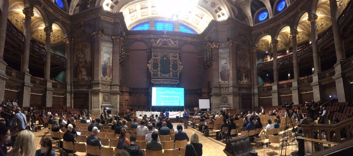 philmarston's tweet photo. At the University of Edinburgh Learning &amp; Teaching Conference #UoELTConf22 in the amazing McEwan Hall https://t.co/iUM5YJ1DBZ