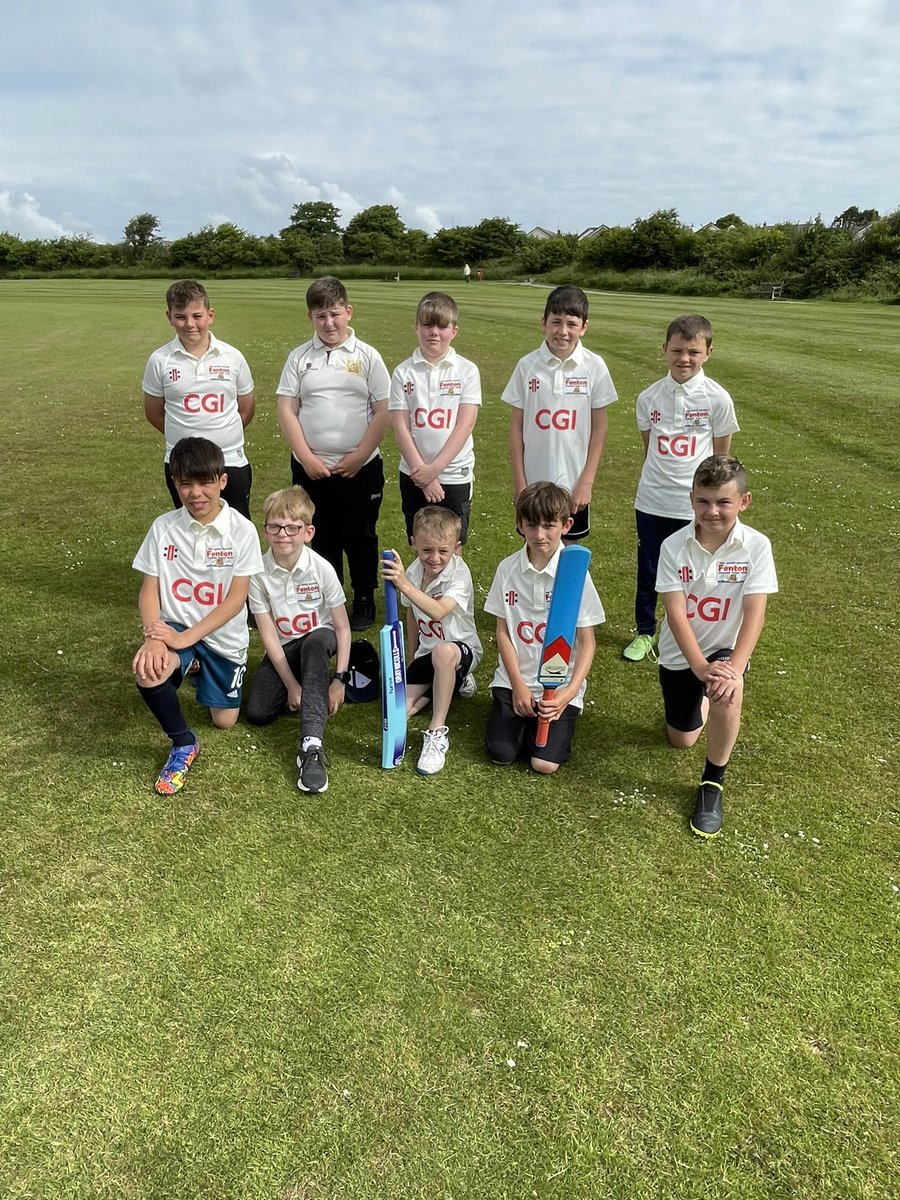 A big thank you to <a href="/CGI_UKNEWS/">CGI UK</a> for their continued support of sport in Fenton. The boys cricket team are delighted to be the first to wear the new shirts #community #ExperienceCGI #WeareCGI