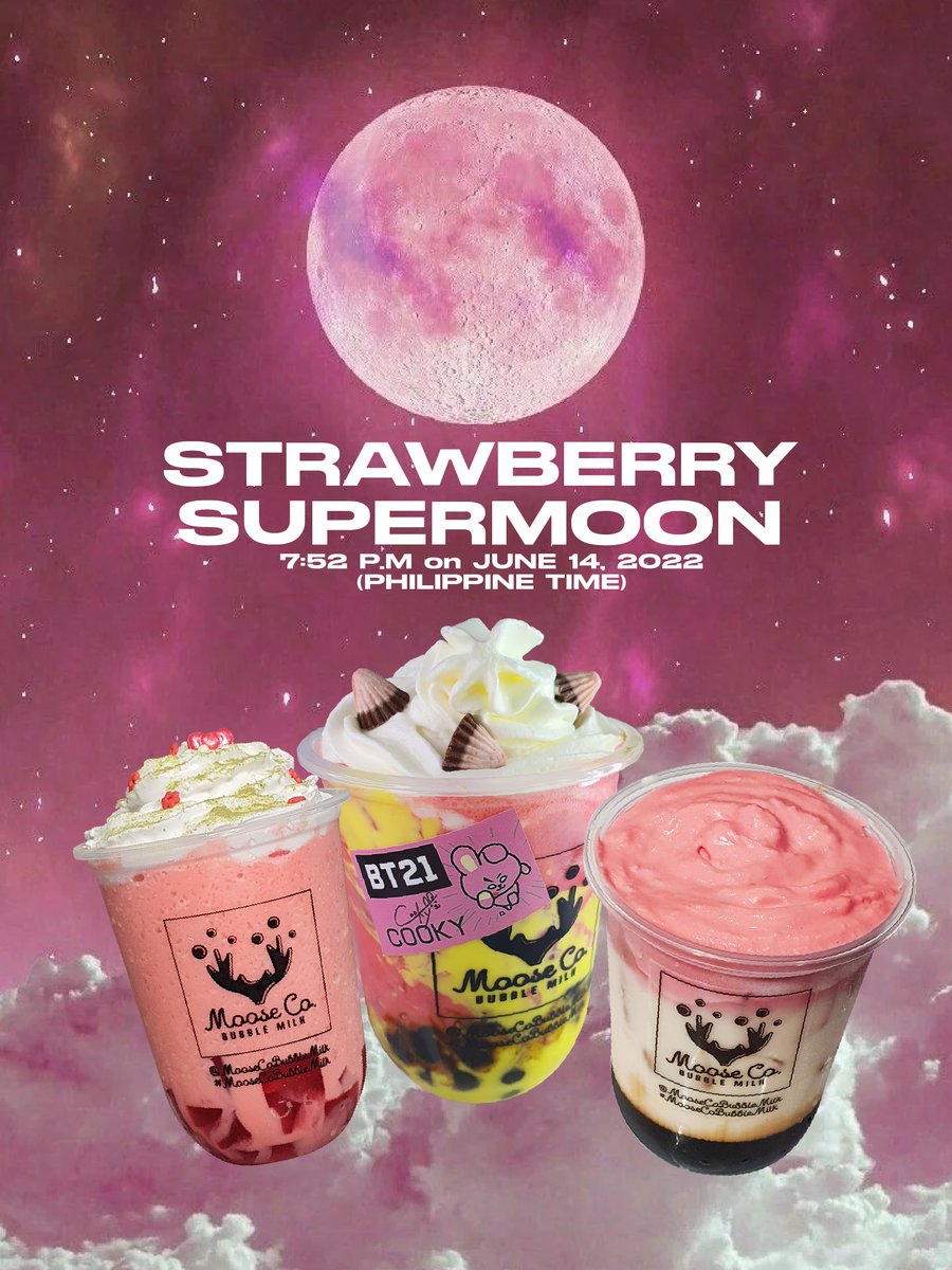 moosecobubble's tweet photo. Catch the Strawberry Supermoon, its brightest and largest tonight!🌕✨

June’s full moon name was coined by the Native American Algonquin tribes because it occured at the time they harvested the strawberry fruits.🍓 https://t.co/ROoiGco8vb