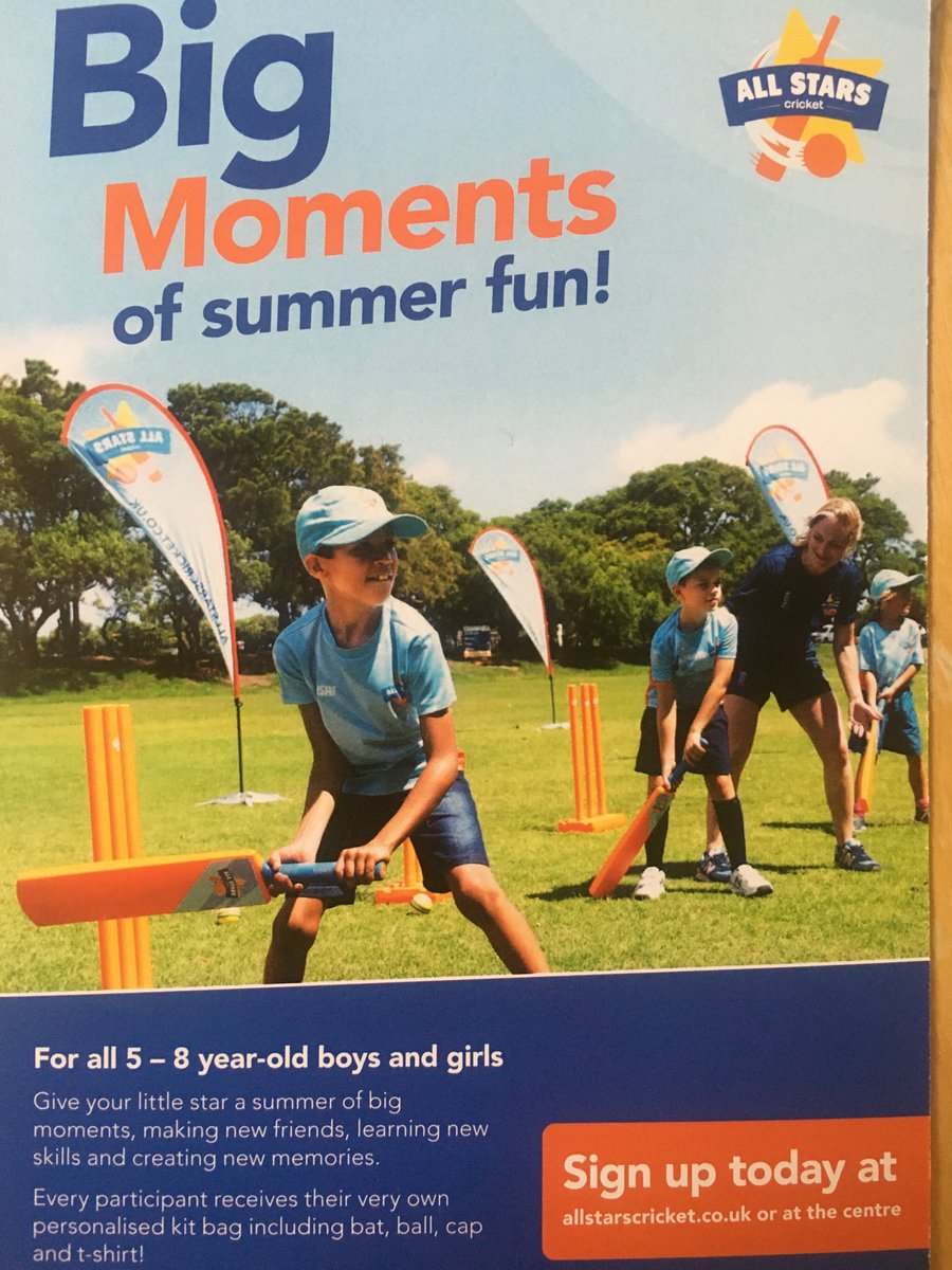 Lincolnshire Cricket (@lincscricket) on Twitter photo We are ready for the next phase of <a href="/allstarscricket/">All Stars Cricket</a> in Lincolnshire... The first club out of the blocks are <a href="/AncasterCC/">Ancaster CC 🏏</a> - they are running this programme for the 1st time and we're delighted!
Fun✅
8 coaching sessions✅
Free Kit✅
Please do RT and share: ecb.clubspark.uk/AllStars/BookC… We are ready for the next phase of <a href="/allstarscricket/">All Stars Cricket</a> in Lincolnshire... The first club out of the blocks are <a href="/AncasterCC/">Ancaster CC 🏏</a> - they are running this programme for the 1st time and we're delighted!
Fun✅
8 coaching sessions✅
Free Kit✅
Please do RT and share: ecb.clubspark.uk/AllStars/BookC…