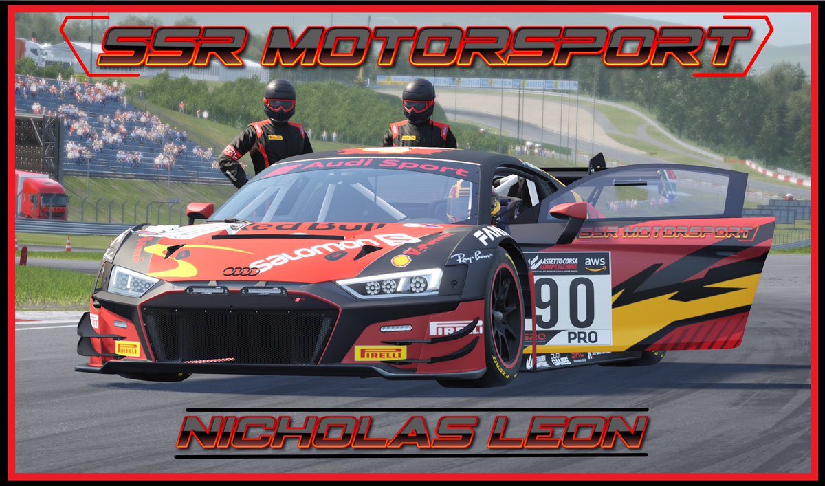 sonic_sim's tweet image. ✍️ !! New signing !! ✍️

🟡⚫️🔴 SSR Motorsport is happy to announce the new signing of Nicholas Leon 🔴⚫️🟡

🚥 Welcome to the team brother 🚥