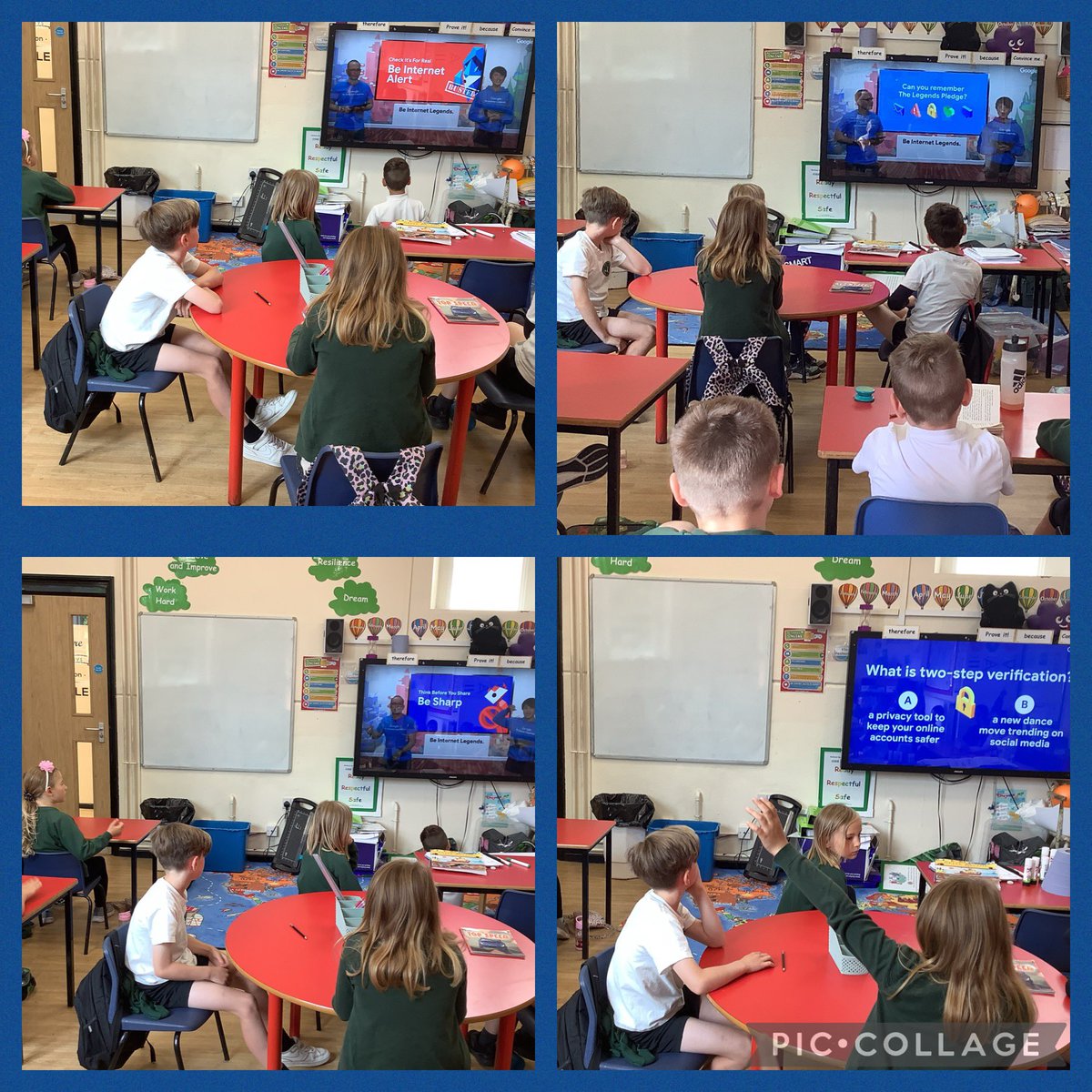 WalfordSchool's tweet photo. Class 3 are enjoying tuning into a very special Be Internet Legends assembly with @Google. We remembered so much from our last session and have learnt so much more to keep ourselves safe Online! 📸⌨️💻📱 #beinternetlegends @RossonwyeRTC https://t.co/NqRNZv068f