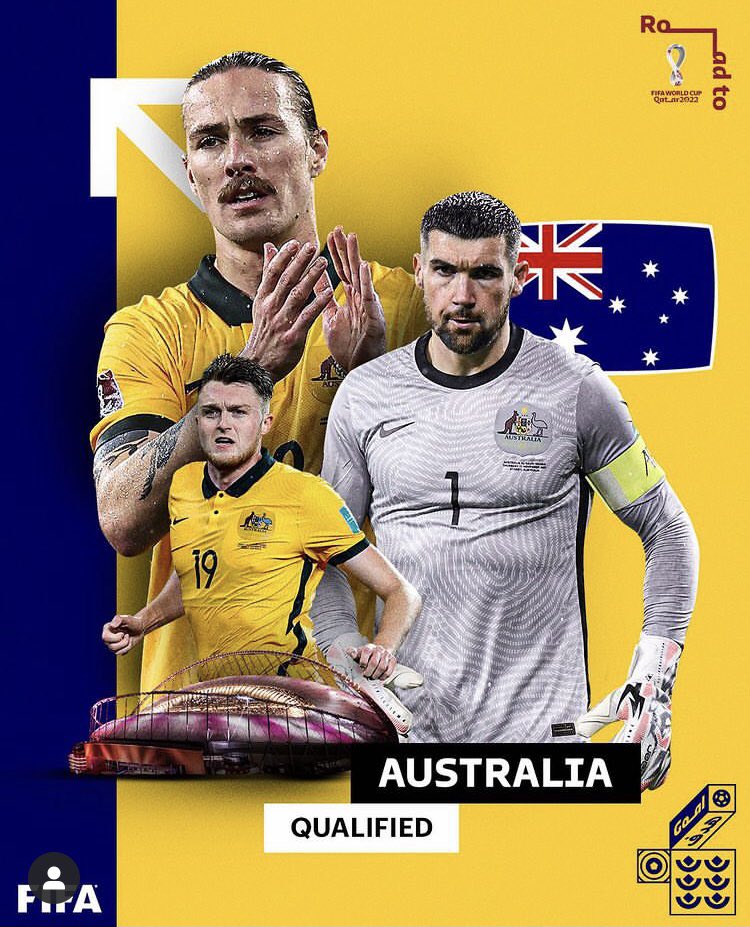 #Australia 🇦🇺 joined 2022 world cup 
⚽️⚽️🇦🇺🇦🇺
Congratulations 🔥🔥🔥

#nft #nftart #nfts #nftcollector #nftcollection #nftartists #nftartist #nftcommunity #nftcollectibles #nftmarketplace #nftgallery #nftnews #opensea #openseanft #openseacollection #polygon #polygonnft