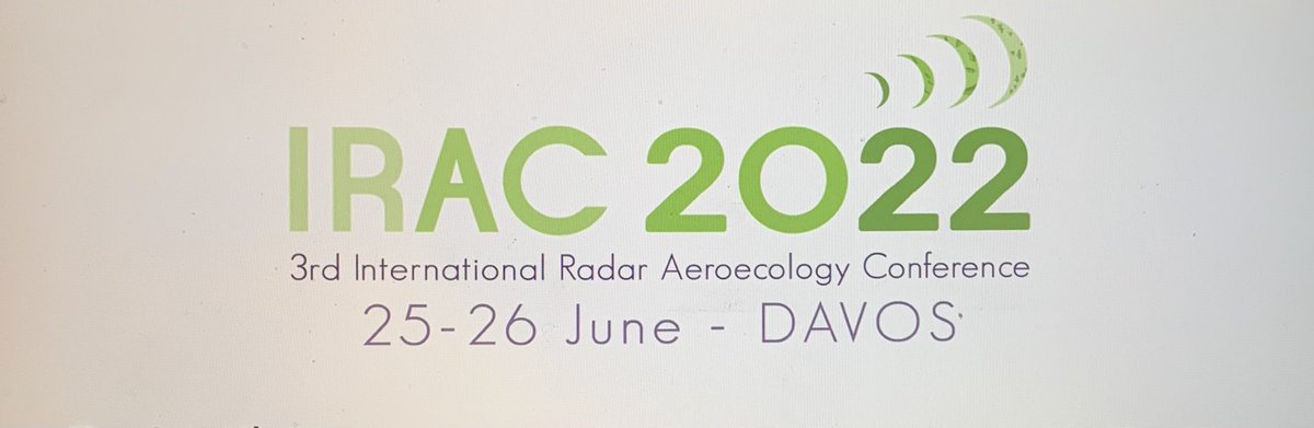Two days left to register for the international radar aeroecology conference, join us either online or in person!

globam.science/irac-2022/