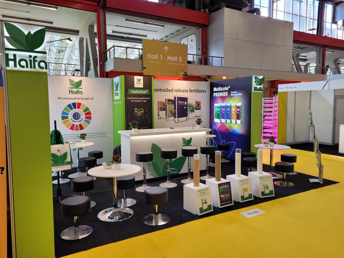 Meet Haifa North West Europe at the GreenTech fair in Amsterdam. RAI, hall 5, booth 103. June 14-16.