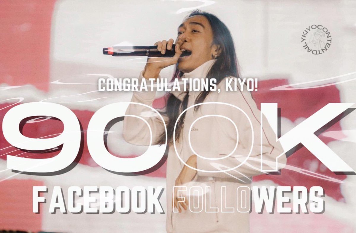 KIYOtiesOfc's tweet photo. Congratulations for hitting 900K Facebook Followers!
We are so honor to see you as you gradually achieve your dreams in your life. You deserve all the success that you work hard and all the happiness that you have. https://t.co/HPC40IWSTy