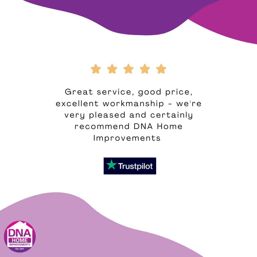 dnahomeimprove's tweet image. Why trust us to tell you we’re great when you can trust our customers! 

Do you need new doors or windows this Summer? 

We’re a trusted business that provides quality windows and doors! 

Call 📞 01270 848610 to book your FREE QUOTE 

#WindowInstallation #HomeInstallation #Doors