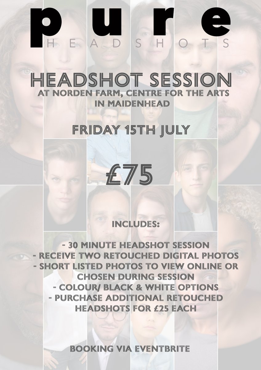 Pure Headshots (@pure_headshots) on Twitter photo In need of a new #headshot for your business, LinkedIn or personal brand? We are running a special day of headshot photography at <a href="/nordenfarm/">Norden Farm</a> in #Maidenhead on 15th July 2022 - book here
eventbrite.com/e/headshot-pho…
<a href="/EnjoyMaidenhead/">Enjoy Maidenhead</a> @MakeMaidenhead <a href="/MyRoyalBorough/">MyRoyalBorough</a> In need of a new #headshot for your business, LinkedIn or personal brand? We are running a special day of headshot photography at <a href="/nordenfarm/">Norden Farm</a> in #Maidenhead on 15th July 2022 - book here
eventbrite.com/e/headshot-pho…
<a href="/EnjoyMaidenhead/">Enjoy Maidenhead</a> @MakeMaidenhead <a href="/MyRoyalBorough/">MyRoyalBorough</a>