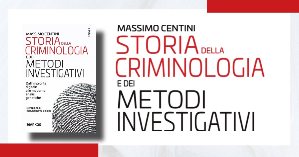 STORIA DELLA CRIMINOLOGIA E DEI METODI INVESTIGATIVI ( @DiarkosE @MassimoCentini #saggio #criminologia #investiga #Review ) Di cosa si occupa la criminologia e quando è nata? Recensione 🖊 thrillernord.it/storia-della-c… di @BagnatiIlaria