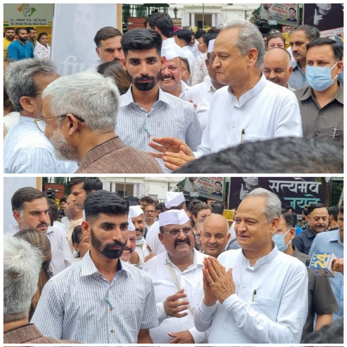 SurinderChodhry's tweet photo. Chief Minister of Rajsthan Sh Ashok Gehlot  ji. #राहुल_का_सत्याग्रह
@ashokgehlot51 @DrAmarSinghINC @DeepakBhaardwaj @HansrajMeena @_garrywalia @AICCMedia @IYC https://t.co/JFIGopGYrE