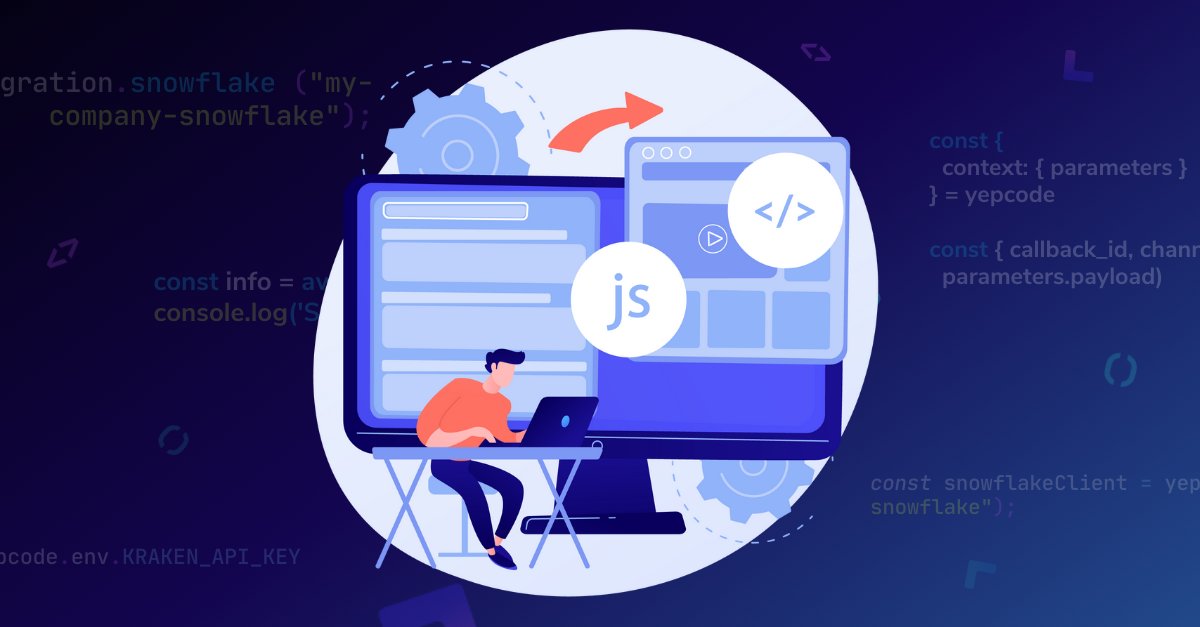 yepcode_io's tweet image. Still wondering what you can do with #YepCode 🤔 ?

We launched our #recipes 👨🏻‍🍳 platform, a series of #JavaScript pre-built #code snippets to solve popular #integrations in the most agile way.🧵👇🏻