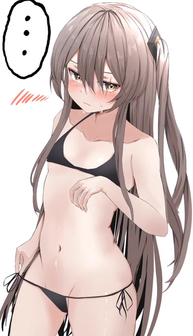 視線を恥ずかしがる45姉
#ump45 
#少女前線
#ドルフロ 