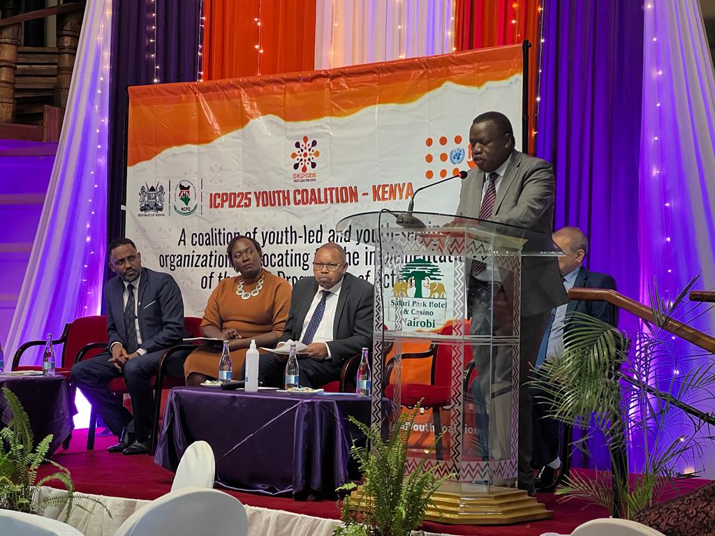'The State Department works with Youth and we are committed to working with everybody else through our program Afya Health and other projects, we aim at engaging youth.' ~ PS @SDY_Ke @PsSunkuli #ICPD25YCLaunchKE