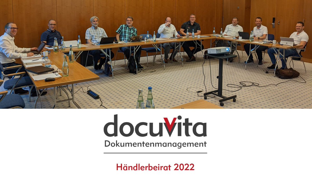 docuvita_DMS's tweet photo. Heute sitzen wir beim Händlerbeirat mit den Kompetenzcentern @faktur:digital, @ipt solution und @SartissohnGmbH zusammen und beschäftigen uns u.a. damit, gemeinsam docuvita weiter voranzubringen und unsere Zusammenarbeit zu optimieren.
#docuvita #dms #teamwork #partners https://t.co/Id2EC9uto0