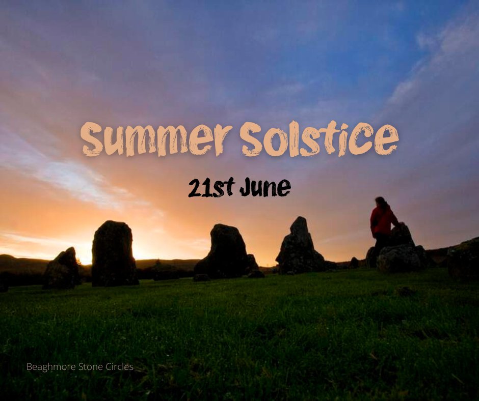 🌅In just 1 week's time, we'll be enjoying the #SummerSolstice, the longest day of the year! Here's how you can celebrate.

18 June: Solstice with The Seanchaí @OMDarkSky 
19 June: Awakening your Senses with <a href="/AnnCWard/">Ann Ward</a>
21st: Solstice at Beaghmore Stone Circles with <a href="/EmbracEtours/">EMBRACEtours</a>