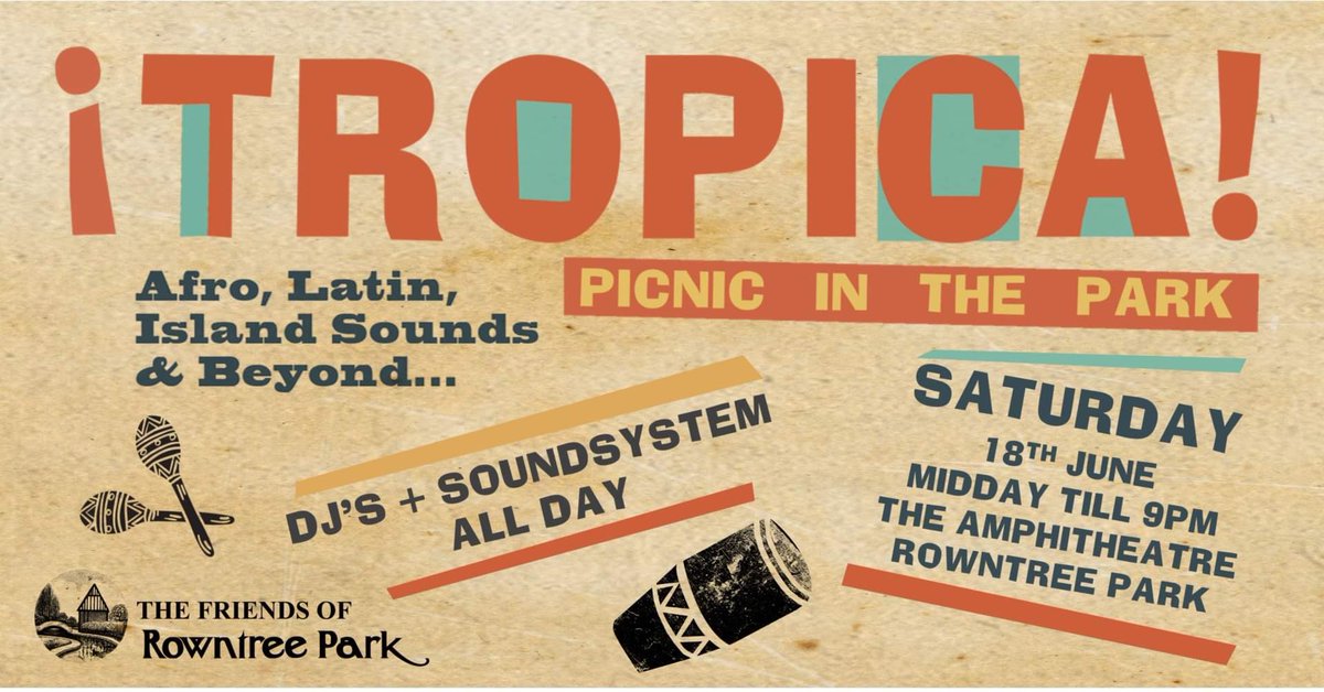 This Saturday in Rowntree Park 12-9pm, all welcome. It’s free to attend but a fundraiser for us so we are hoping you’ll donate (before or on the day). Chilled picnic vibes or dust of your dancing shoes, your call and both welcome!