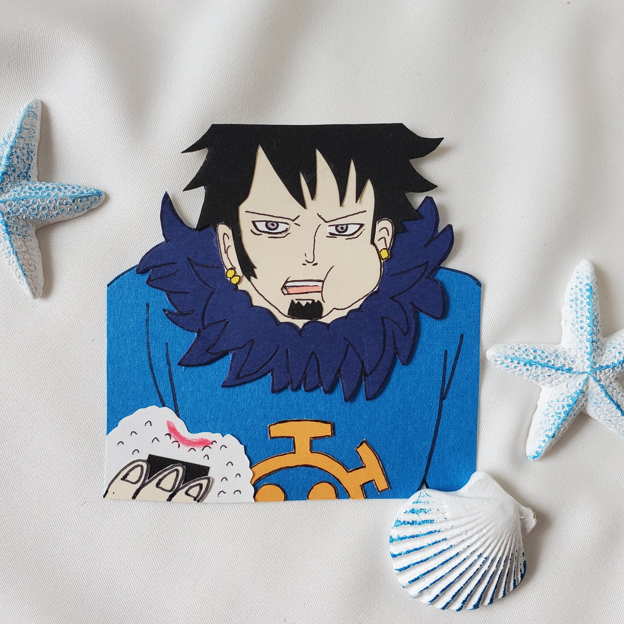 Lez もぐもぐ Onepiece トラファルガー ロー Trafalgarlaw 切り絵 画用紙工作 T Co W8ponu2afr Twitter