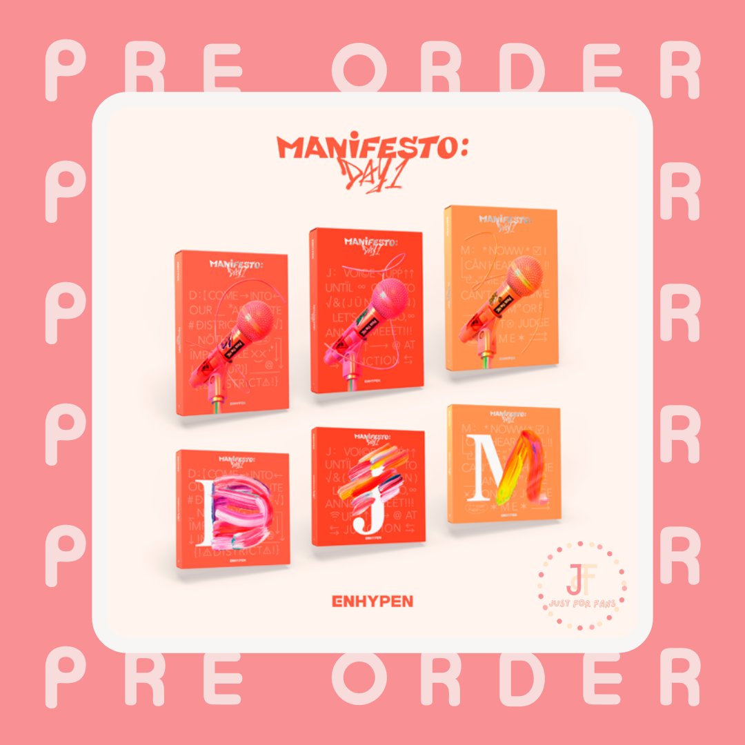 justforfans_jff's tweet photo. PO Mini Album Vol.3 Enhypen 'Manifesto : Day 1'
🗓 Close 1 Juli 2022

(Detail on thread)

✔ Pilih ver/List prior
✔ Bookslot 50k /items &amp; Cicilan sampai barang arrived wh
✔ DP &amp; Pelunasan via shopee
✔ GO LINE/WA

👉 Payment via BNI, DANA, Shopeepay, Gopay, QRIS
#PreorderJFF https://t.co/6iSumWsC17