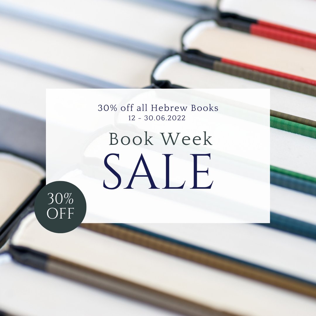 Book Week SALE! We invite you to enjoy a 30% discount on all the books in our publishing house: Bibles, devotional’s, children's books and more. You can visit our stores or order online with the coupon: shavua-hasefer #bible #Israel #bookweek2022 #bookweek #scripture #books
