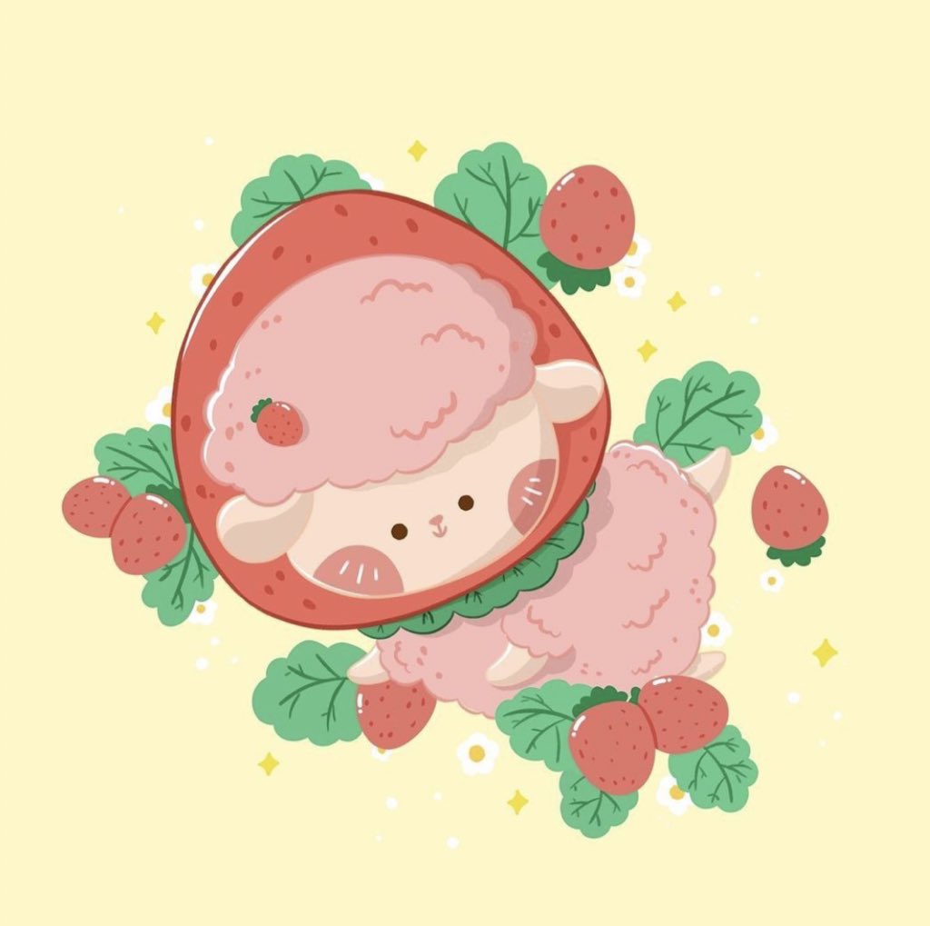 GM GM! ☀️ 🐑 it’s super sunny here - what about where you are?!

This 1/1 Cottonball as a 🍓 will be coming to <a href="/opensea/">OpenSea</a> soon - yay! 🌈 

#nfts #nftart #nftartist #nftcollector #nftcommunity #nftkids #nftdrop