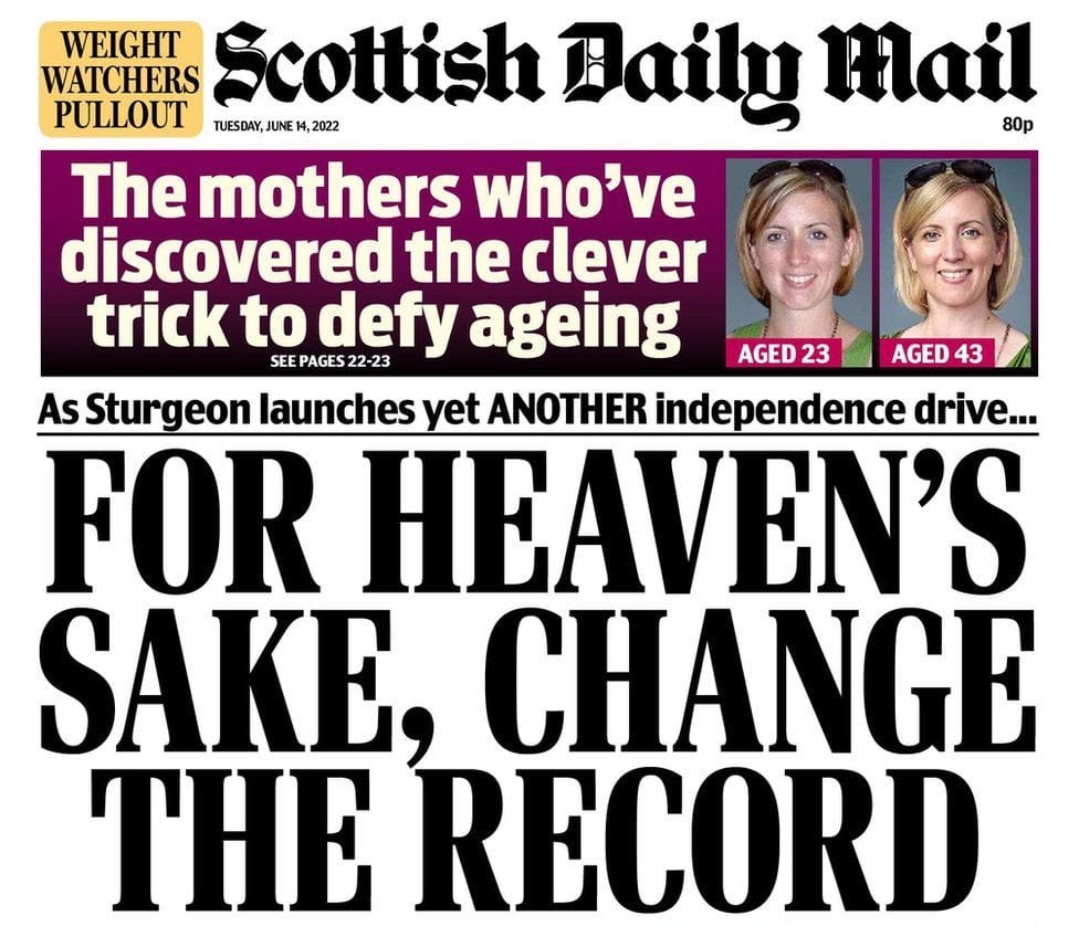 ScotTories's tweet photo. Nicola Sturgeon is wilfully ignoring your priorities to push ahead with plans for another divisive independence referendum.
Scotland wants to see the SNP focus on the massive challenges facing our nation, not breaking up the UK. https://t.co/tjQz7jAfta