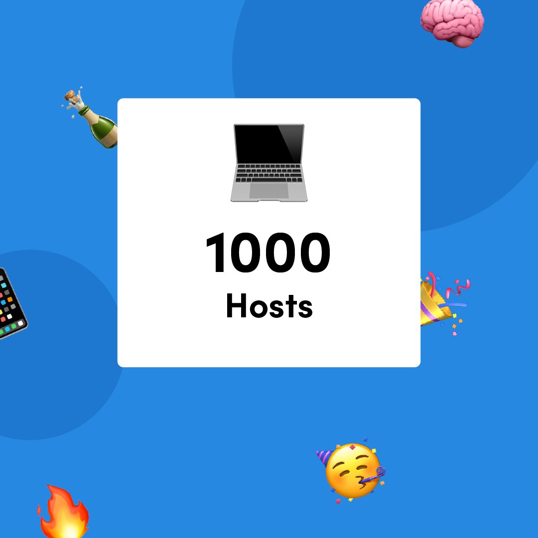 kwizzbit's tweet photo. π We've officially hit 1,000 hosts in our new system, thanks to our #kwizzteam and of course all our Kwizzers!
Here's to the next thousand hosts π»
#hostandplay #minimilestone #kwizzbit https://t.co/DhZ09bdG6E