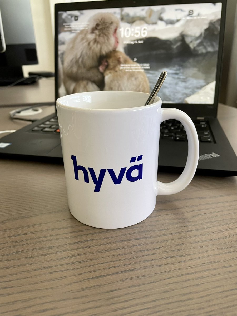 sonjarierr's tweet photo. Schon mal Energie tanken für den heutigen #mageAC Stammtischabend ☕️
Hartelijk dank aan @hyva_io! https://t.co/CDE6dtu00c