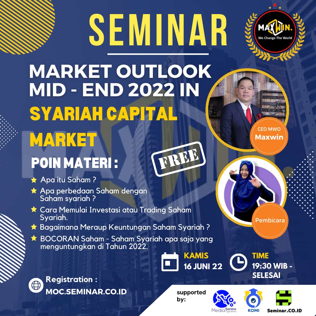 NanangDmy's tweet photo. Free SEMINAR...

1. Apa itu Saham ?
2. Apa perbedaan Saham dengan Saham syariah ?
3. Bagaimana Meraup Keuntungan Saham Syariah ?
4. BOCORAN Saham - Saham Syariah apa saja yang menguntungkan di Tahun 2022 ini.

Form pendaftaran di 
https://t.co/12eotvXf57 https://t.co/1gFKuTW7so